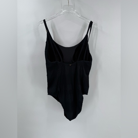 AMORESSA BY MIRACLESUIT MILKY WAY AQUILA ONE PIECE SWIMSUIT BLACK SIZE 14‎ NWT - Picture 5 of 8